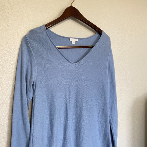 J. Jill V Neck Lightweight Tunic Sweater Women's Size S - Picture 3 of 11